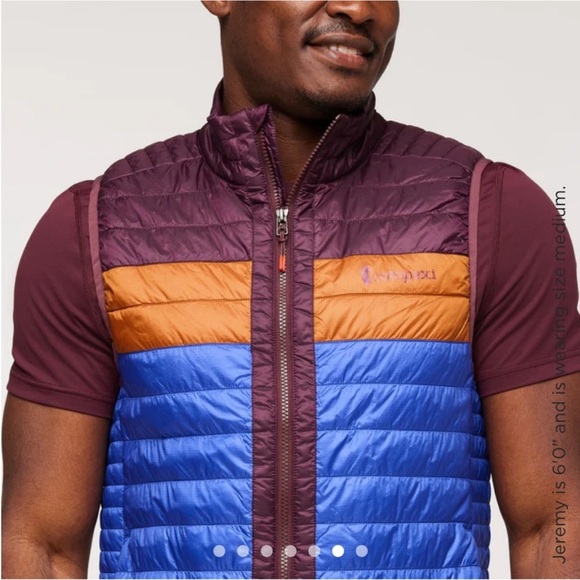 Cotopaxi Men's M Medium Capa Insulated Vest Wine Blue Violet Maroon NWT Puff - Picture 11 of 12